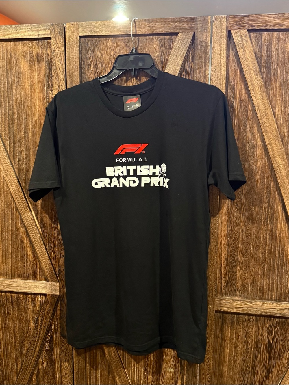 British Grand Prix Black Graphic Tee